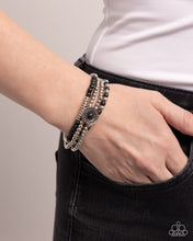Load image into Gallery viewer, Bundle Up Black Bracelet