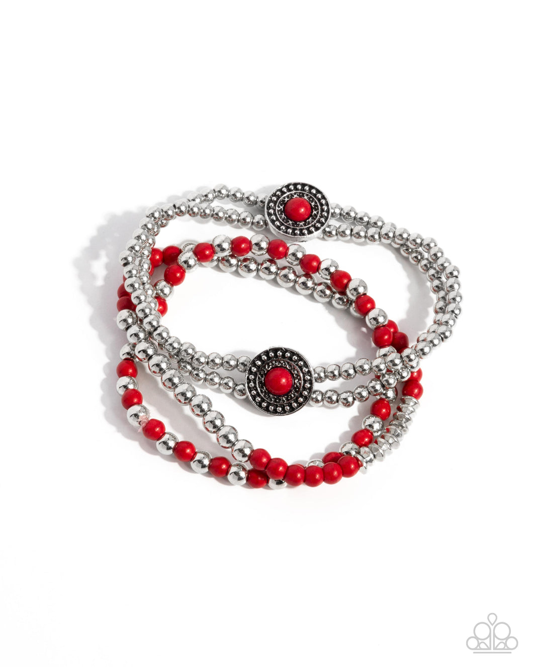 Bundle Up Red Bracelet