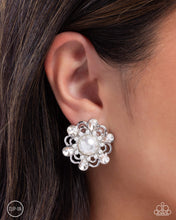 Load image into Gallery viewer, Relatable Radiance White Clip On Earrings