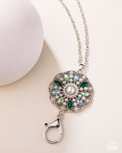 Load image into Gallery viewer, Angelic Arrangement Green Lanyard