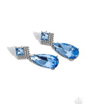 Load image into Gallery viewer, Diamond Life Blue Earrings