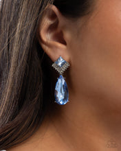 Load image into Gallery viewer, Diamond Life Blue Earrings