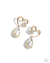 Load image into Gallery viewer, Coupling Up Gold Earrings