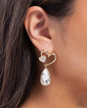 Load image into Gallery viewer, Coupling Up Gold Earrings