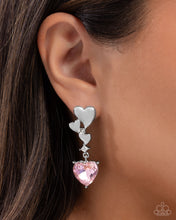 Load image into Gallery viewer, Valentines Vaudeville Pink Earrings