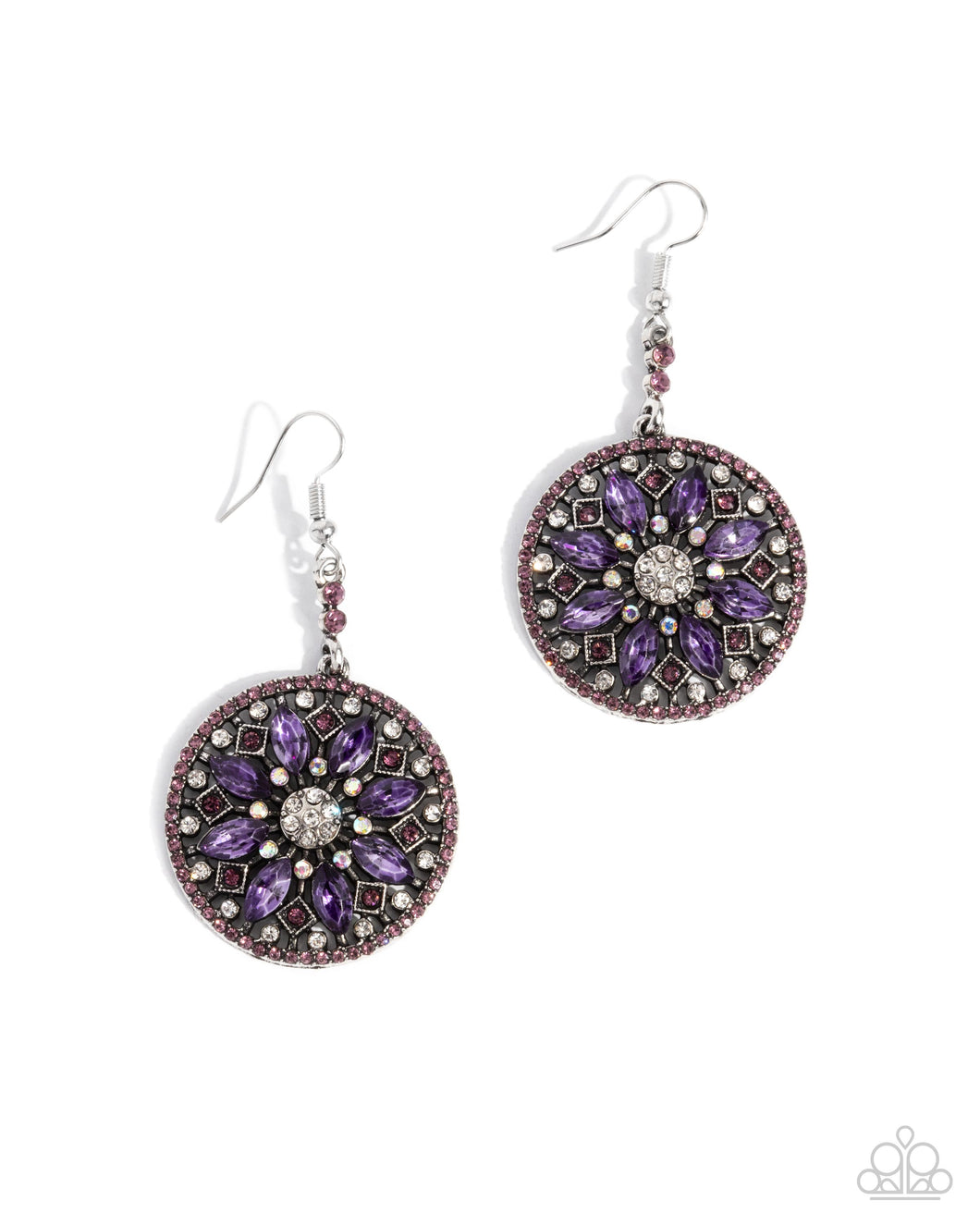 Cathedral Chic Purple Earrings