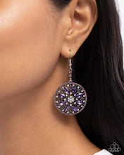 Load image into Gallery viewer, Cathedral Chic Purple Earrings
