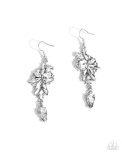 Load image into Gallery viewer, Dazzling Dance White Earrings
