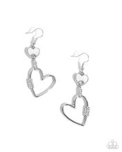 Load image into Gallery viewer, Eternally Enamored White Earrings