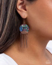Load image into Gallery viewer, Disc Destiny Copper Earrings