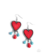 Load image into Gallery viewer, Grandiose Gaze Red Earrings