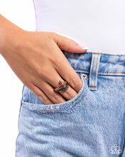 Load image into Gallery viewer, Adorably Avian Copper Skinny Band Ring