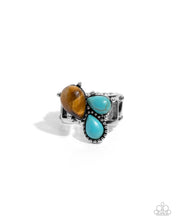 Load image into Gallery viewer, Themed Trio Brown Ring