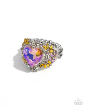 Load image into Gallery viewer, Bursting with Beauty Orange Skinny Band Ring