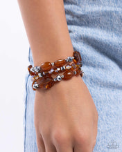 Load image into Gallery viewer, Lets Groove Tonight Brown Bracelet