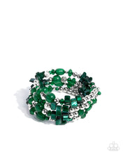 Load image into Gallery viewer, Worldwide Tour Green Coil Bracelet