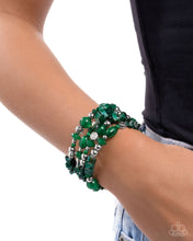 Load image into Gallery viewer, Worldwide Tour Green Coil Bracelet