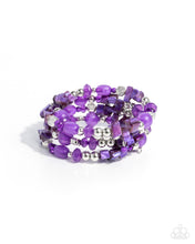 Load image into Gallery viewer, Worldwide Tour Purple Coil Bracelet