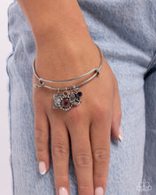 Load image into Gallery viewer, Playful Pageantry Purple Bangle