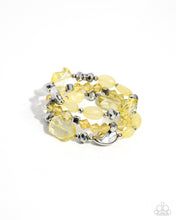 Load image into Gallery viewer, Lets Groove Tonight Yellow Bracelet