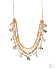 Load image into Gallery viewer, Sunset Someday Orange Necklace
