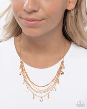Load image into Gallery viewer, Sunset Someday Orange Necklace