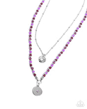 Load image into Gallery viewer, Daring Degree Purple Necklace