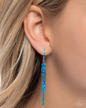 Load image into Gallery viewer, Metallic Movement Blue Necklace