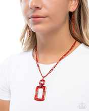 Load image into Gallery viewer, Metallic Movement Red Necklace