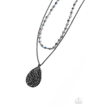 Load image into Gallery viewer, Druzy Delight Black Necklace