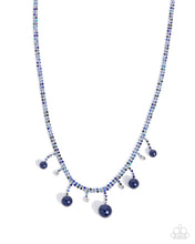 Load image into Gallery viewer, Shimmery Safeguard Blue Necklace