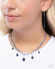 Load image into Gallery viewer, Shimmery Safeguard Blue Necklace