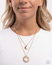 Load image into Gallery viewer, Matchmaker Mural Gold Necklace