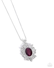 Load image into Gallery viewer, Family Crest Purple Necklace