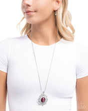 Load image into Gallery viewer, Family Crest Purple Necklace