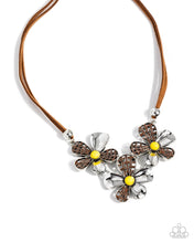 Load image into Gallery viewer, Woven Welcome Yellow Necklace