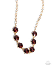 Load image into Gallery viewer, Drowning in Dazzle Brown Necklace