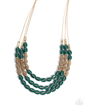 Load image into Gallery viewer, Playful Passage Green Necklace