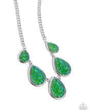 Load image into Gallery viewer, Geode Gamut Multi/ Green Necklace