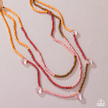 Load image into Gallery viewer, Grandeur of the World Pink Necklace