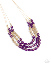 Load image into Gallery viewer, Playful Passage Purple Necklace