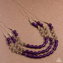 Load image into Gallery viewer, Playful Passage Purple Necklace