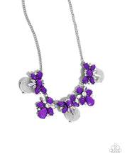 Load image into Gallery viewer, Socialite Statement Purple Necklace