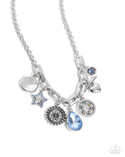 Load image into Gallery viewer, Welcome to the Show Blue Necklace