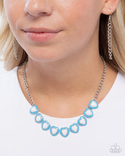Load image into Gallery viewer, A Heartbeat Away Blue Necklace
