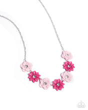 Load image into Gallery viewer, Frenetic Florals Pink Necklace
