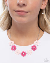 Load image into Gallery viewer, Frenetic Florals Pink Necklace