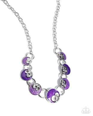 Blooming Bravado Purple Necklace