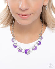 Load image into Gallery viewer, Blooming Bravado Purple Necklace