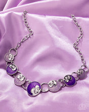 Load image into Gallery viewer, Blooming Bravado Purple Necklace